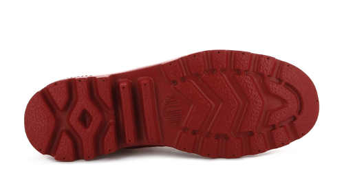 Moderné červené členkové topánky