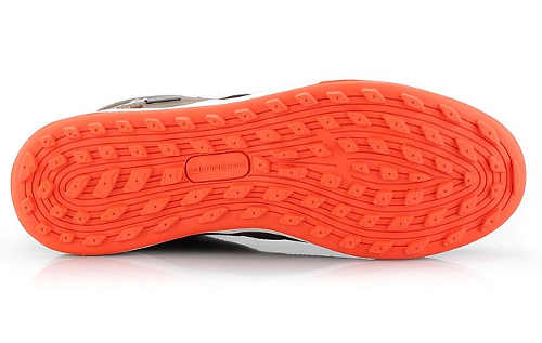 Pánske členkové topánky Alpine Pro s oranžovou podrážkou