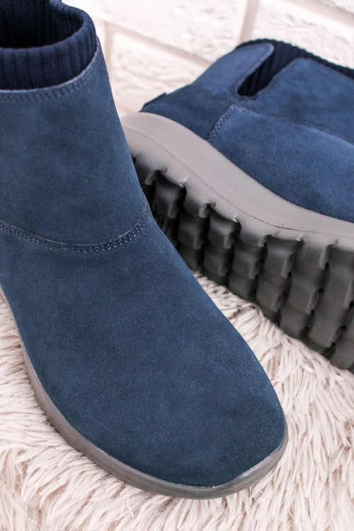 Modrá dámska moderná obuv