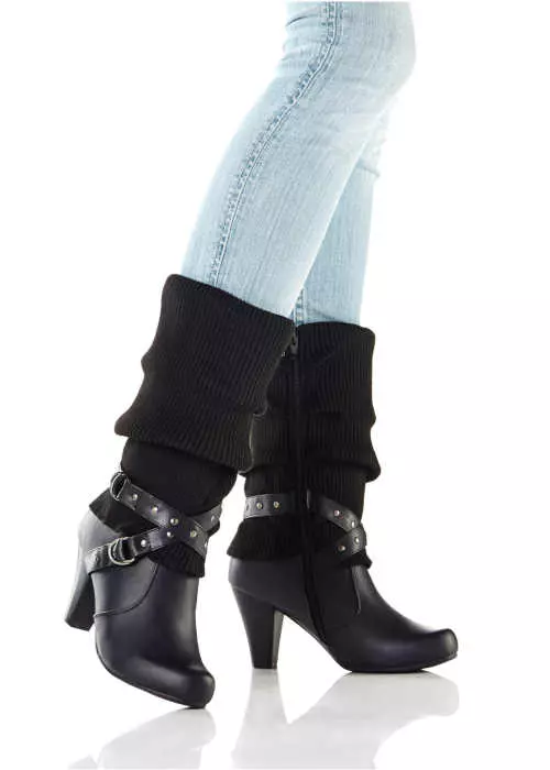 Čierne dámske topánky so zipsom