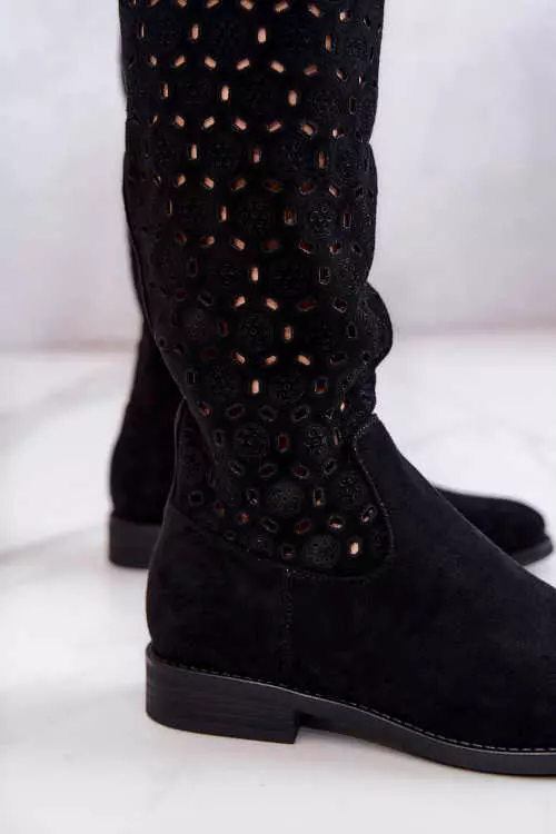 Luxusné dámske čierne topánky