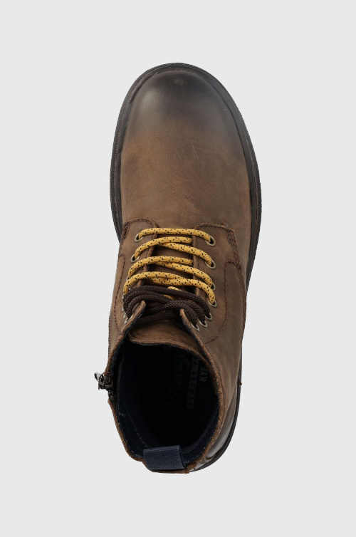 Pánske hnedé topánky so šnurovaním