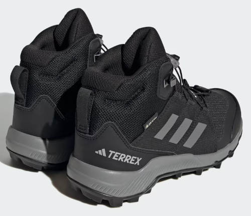 Čierne detské zimné topánky Adidas